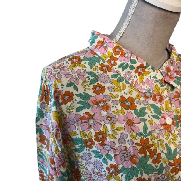 Luxury Piyama Floral Print Women's Pajama set - Picture 7 of 9